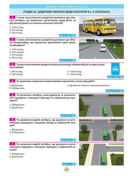 Тести з ПДР Офіційні екзаменаційні запитання для складання іспитів за всіма категоріями. (33-е видання перероблене і доповнене) 9786175771211 фото