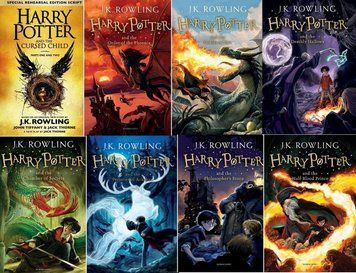 Harry Potter Paperback Set (Books 1-8). Комплект книг англійською мовою.J.K. Rowling. 1620004352 фото